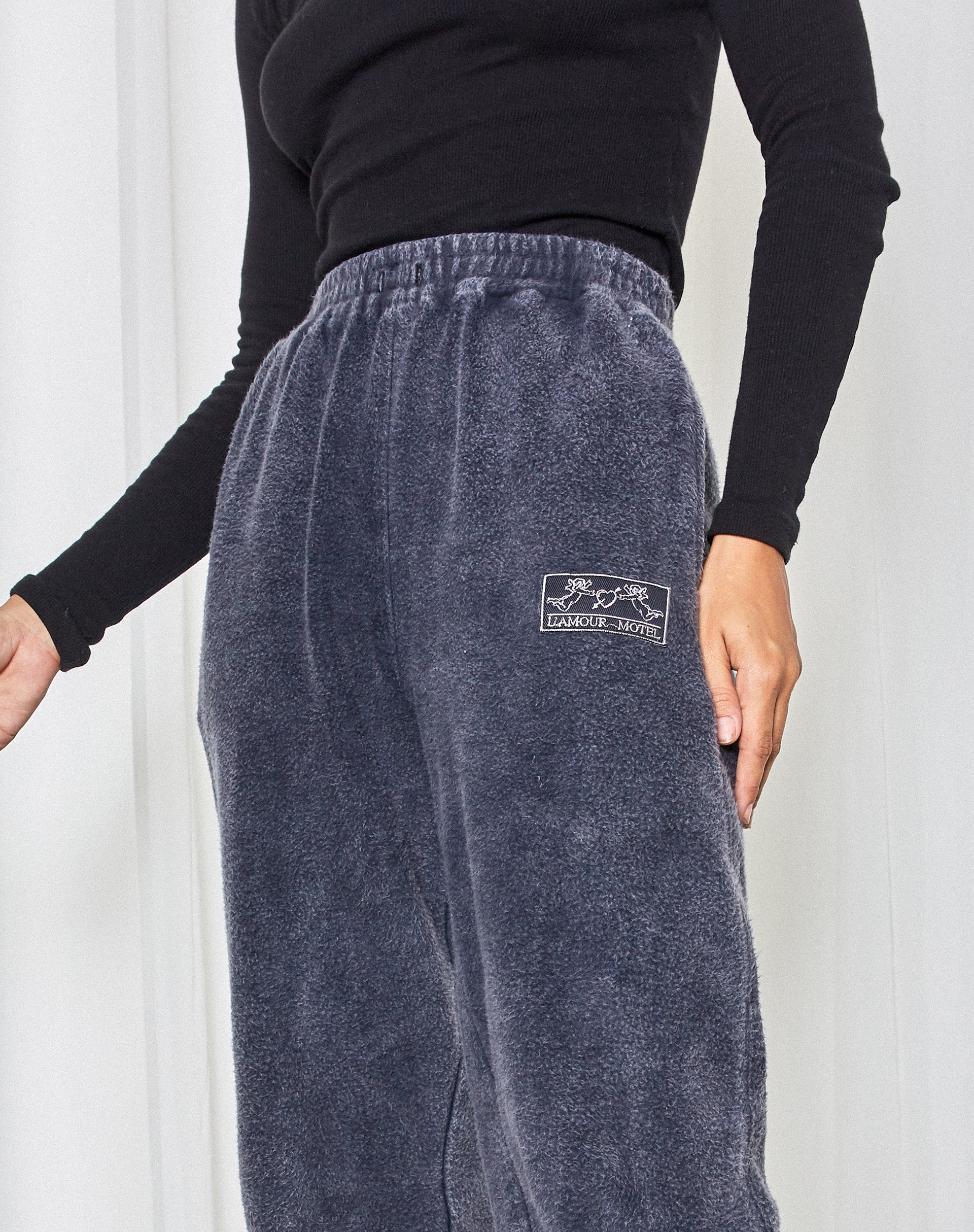 Basta Jogger in Black Wash Cherub L'Amour Label Embro - Image 5
