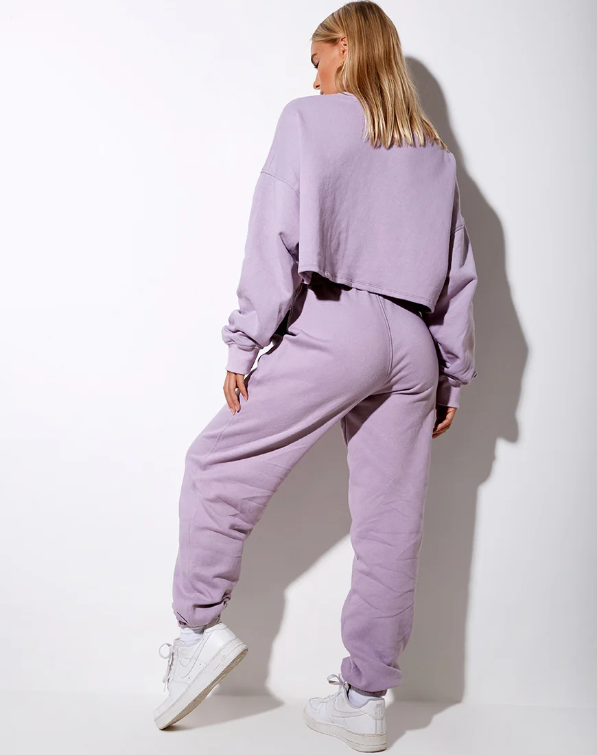 Basta Jogger in Violet 'Angel' Embro White - Image 3