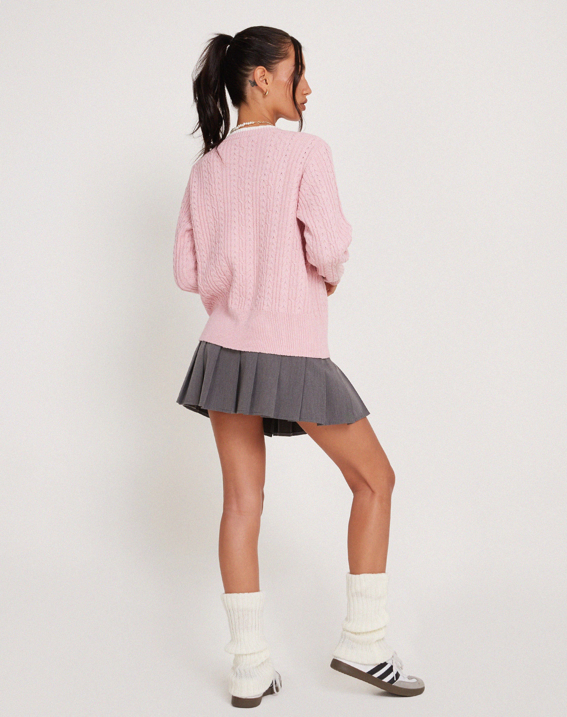 Bavana Cardigan in Pink - Image 5