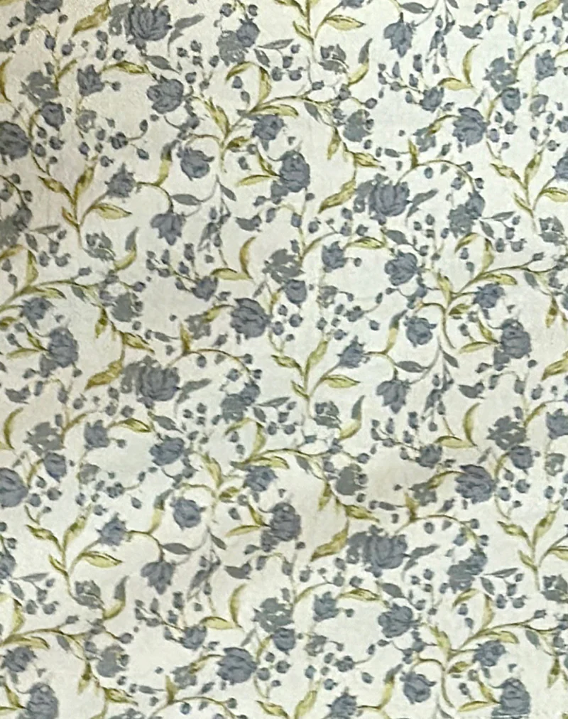 Bebeka Micro Skirt in Pretty Floral Light Sage - Image 6