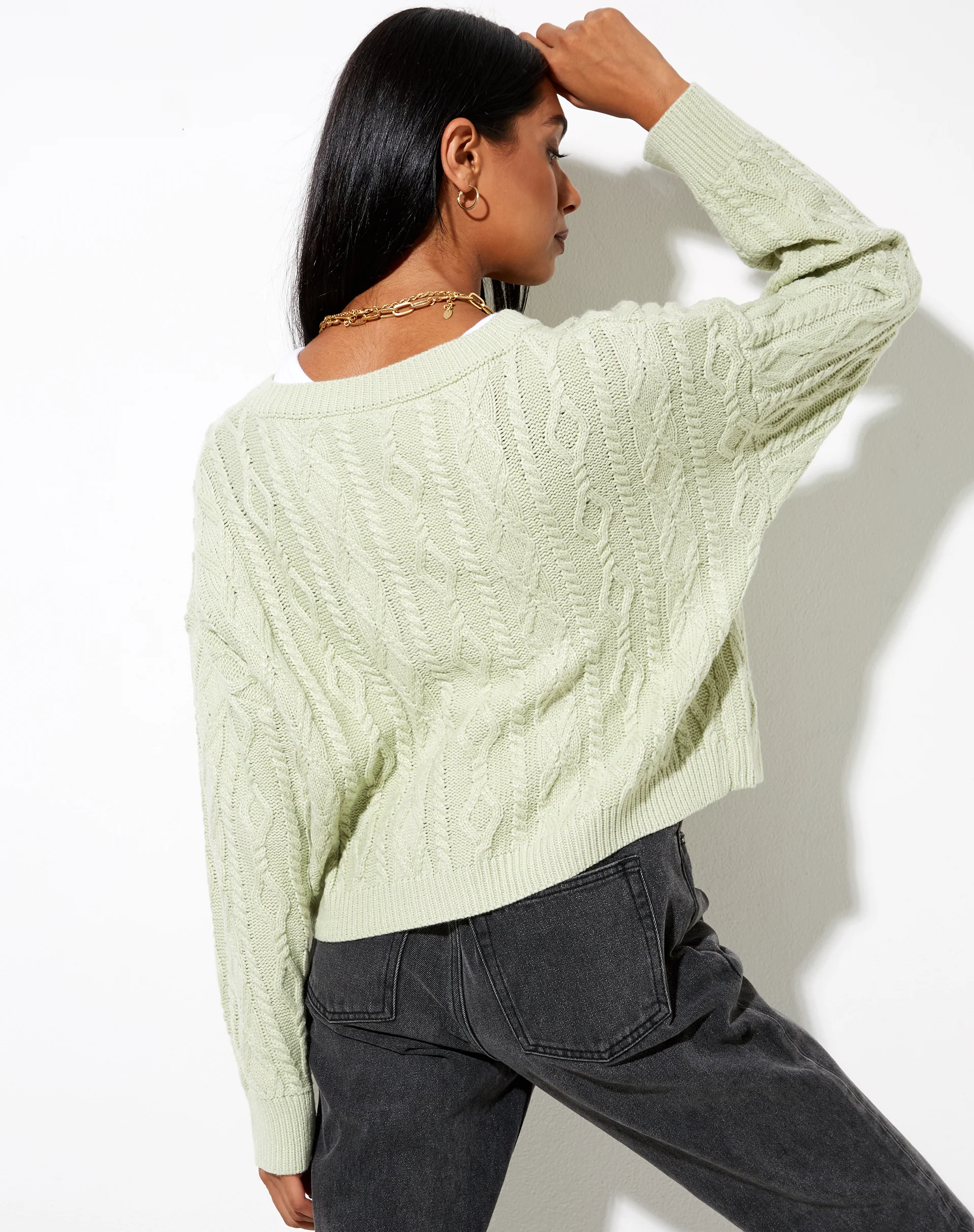 Beira Cardi in Mint - Image 2