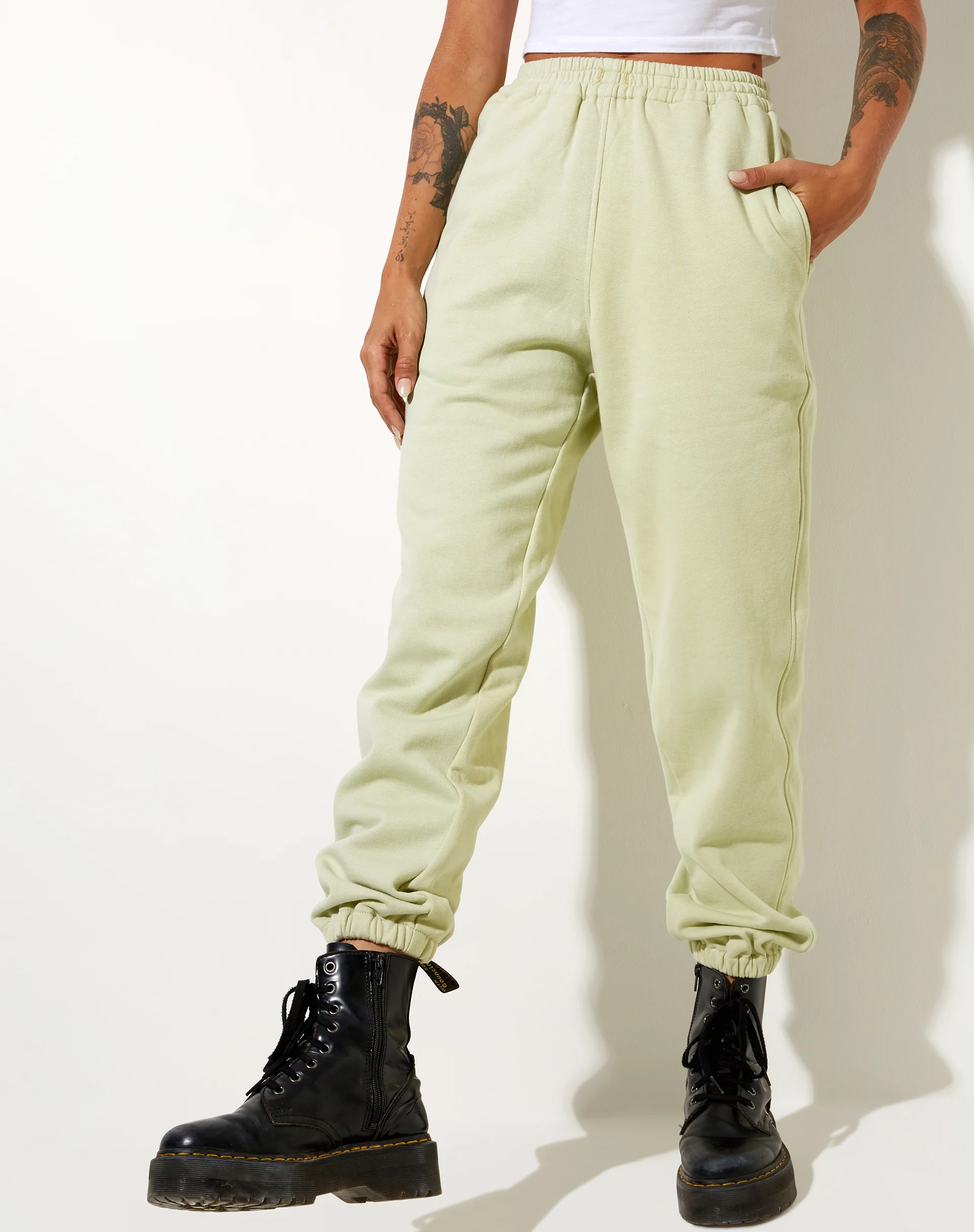 Besties Jogger in Green Graffiti Magic Embro - Image 3