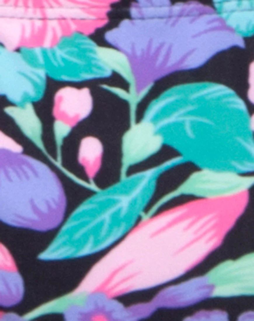 Bev Bikini Bottom in Illuminated Floral - Image 5