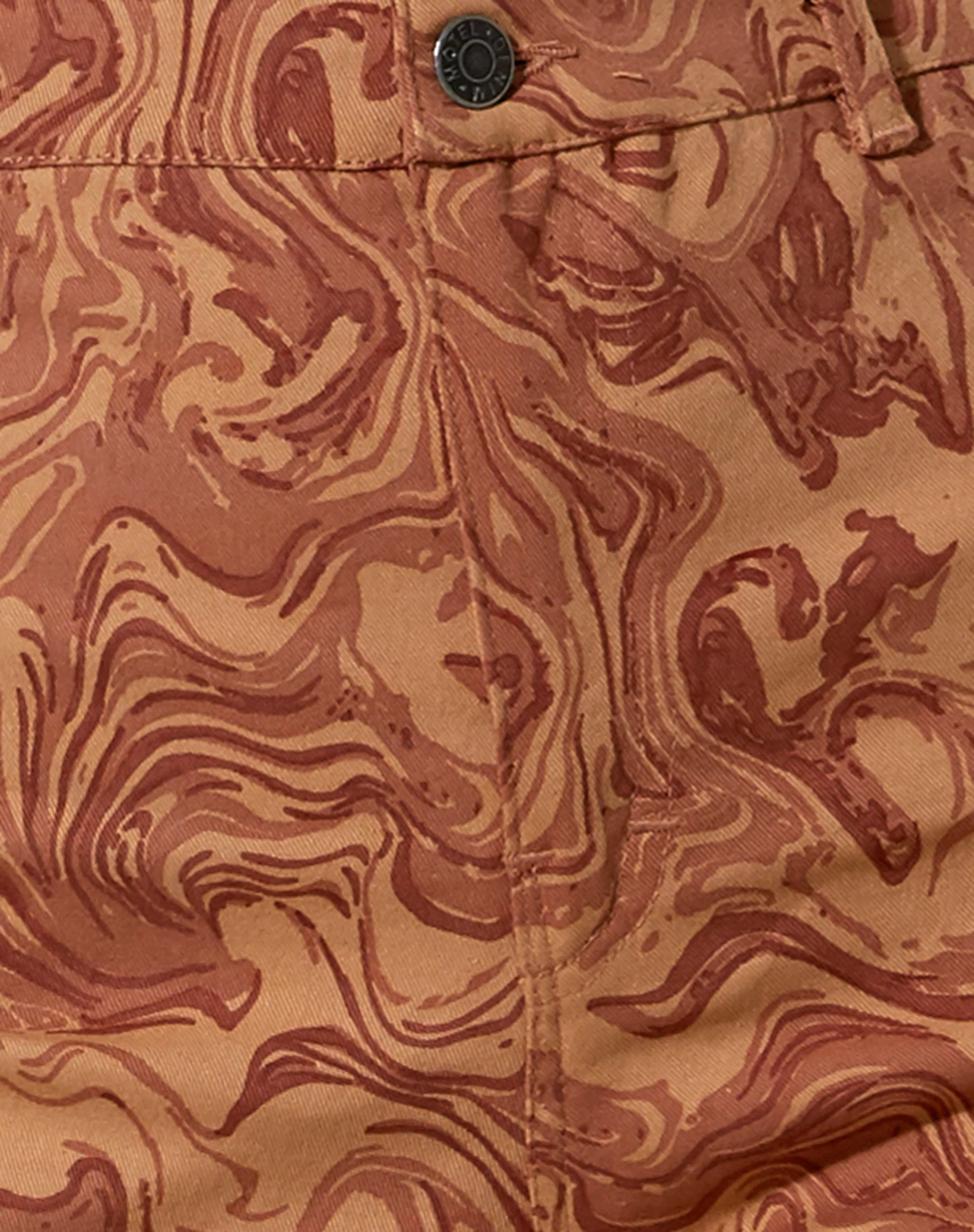 Bhavna Trouser in Fluid Marbling Brown - Image 5