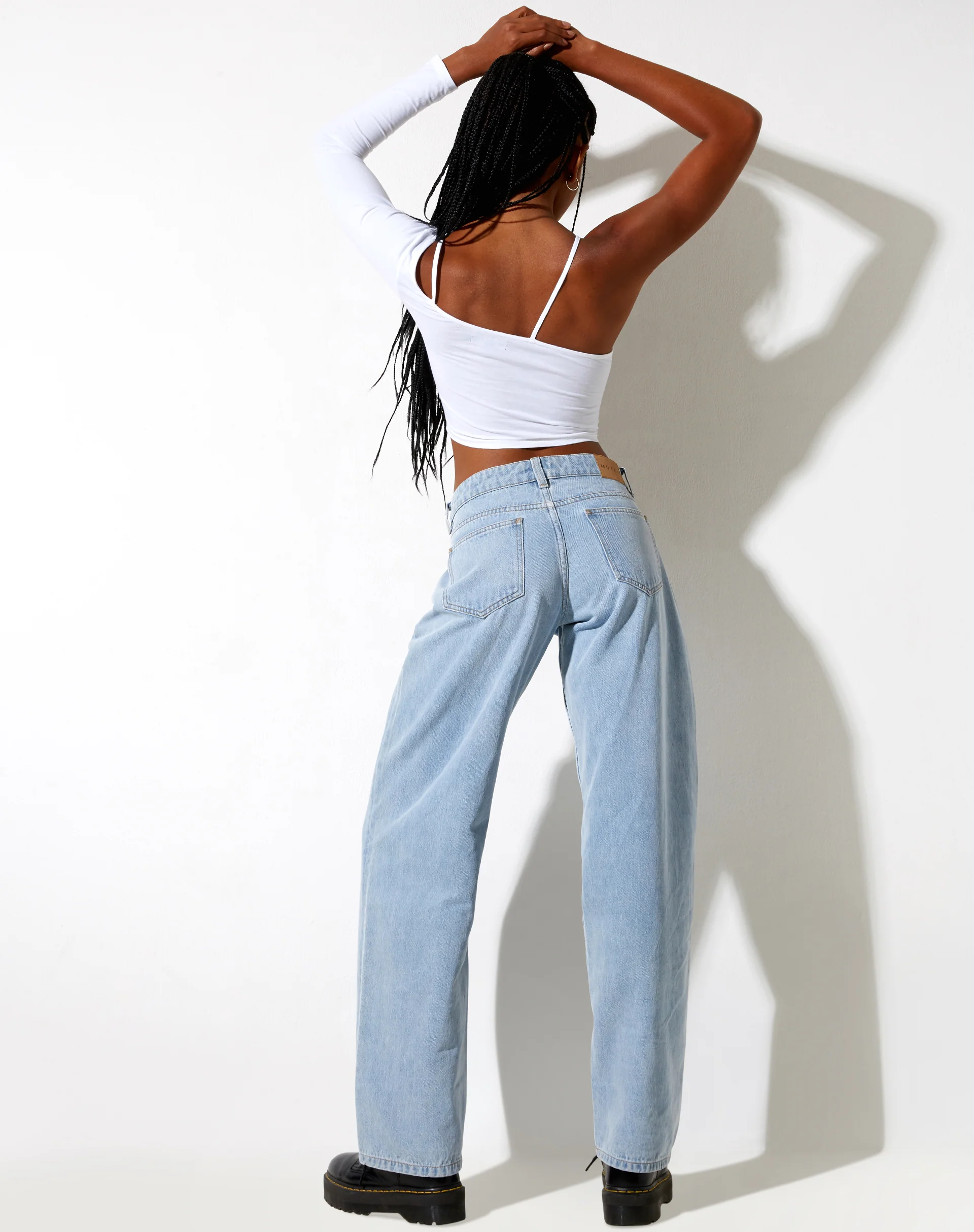 Biase Crop Top in White - Image 4