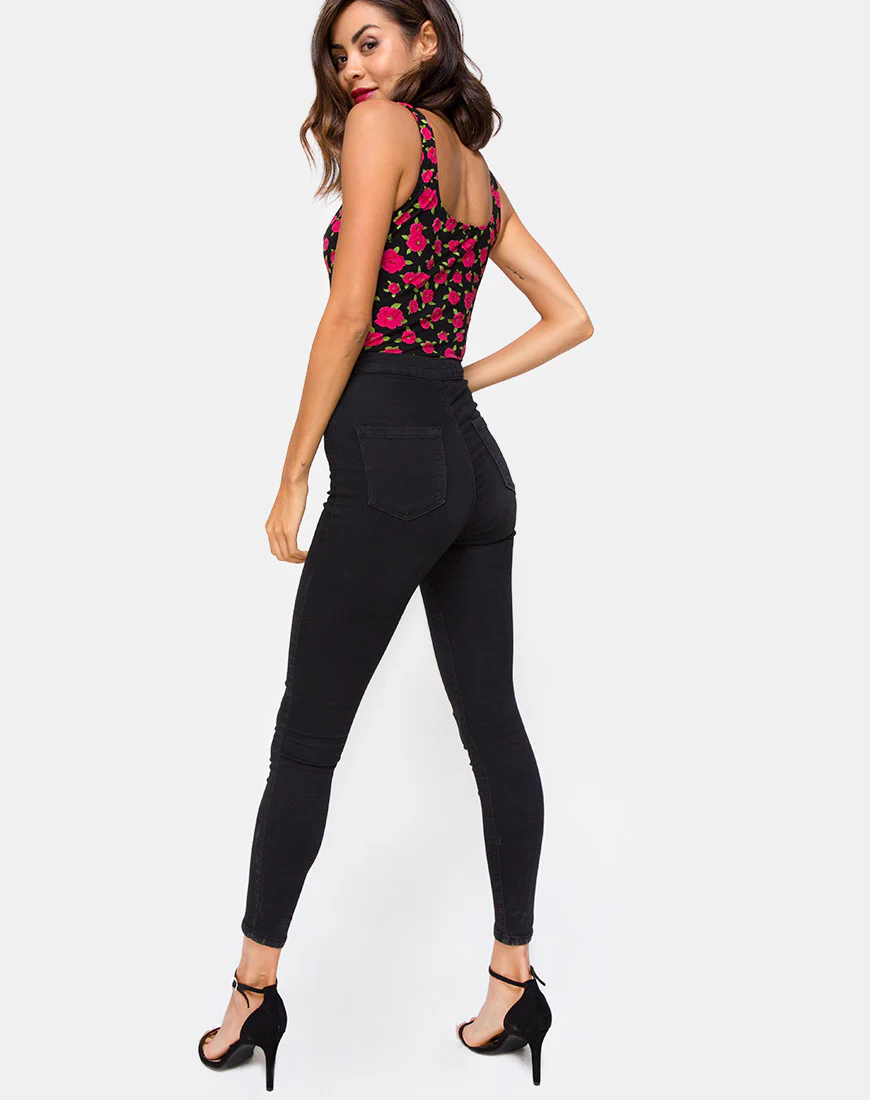 Bida Bodice in Red Bloom - Image 4
