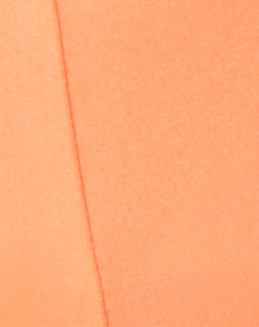 Cycle Short in Fluro Orange - Image 5