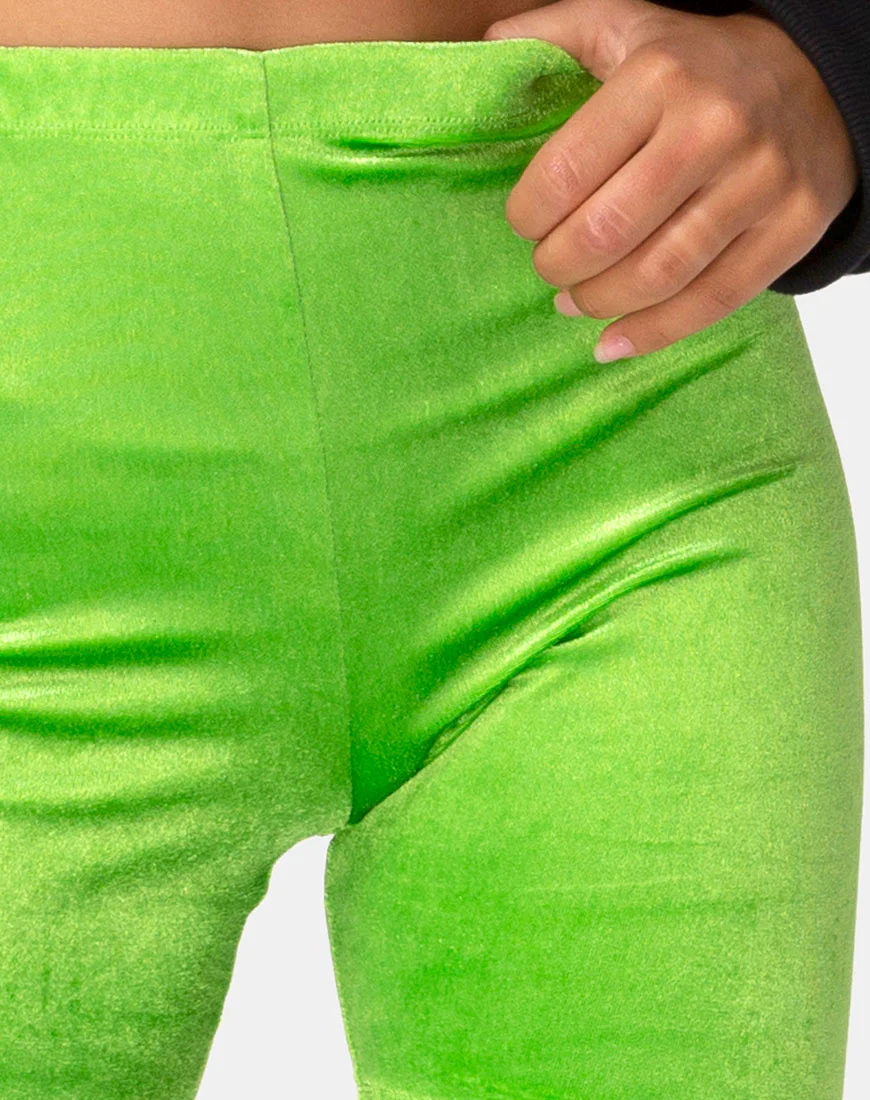 Bike Short in Velvet Lime - Image 5