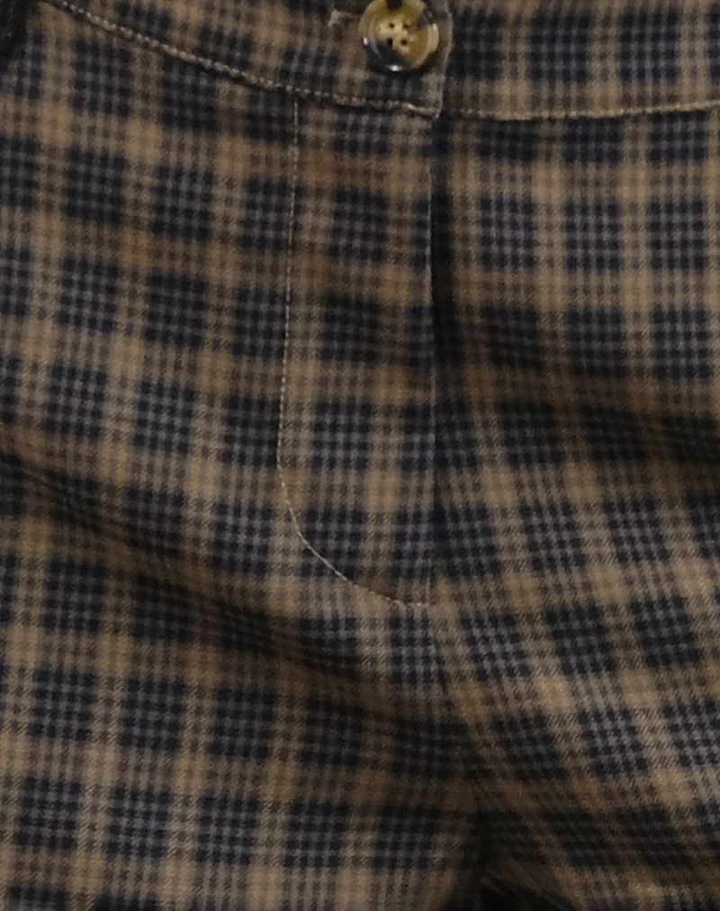 Binar Trouser in Dark Brown Check - Image 6