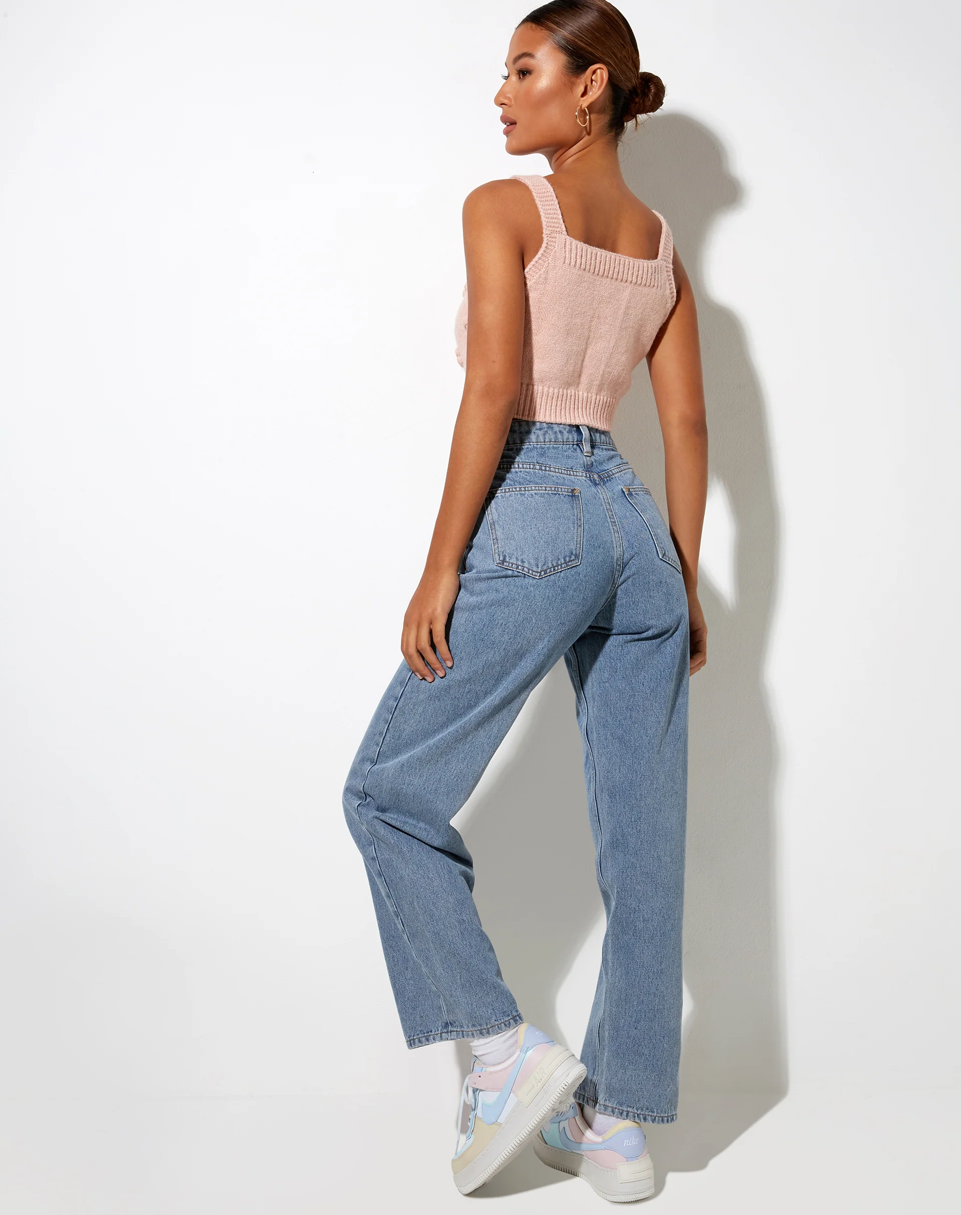 Birra Crop Top in Soft Pink - Image 4
