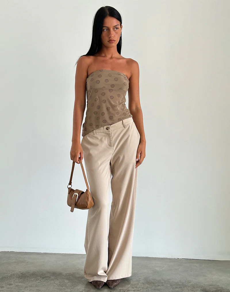 Bistara Top in Daisy Flock Light Brown - Image 3