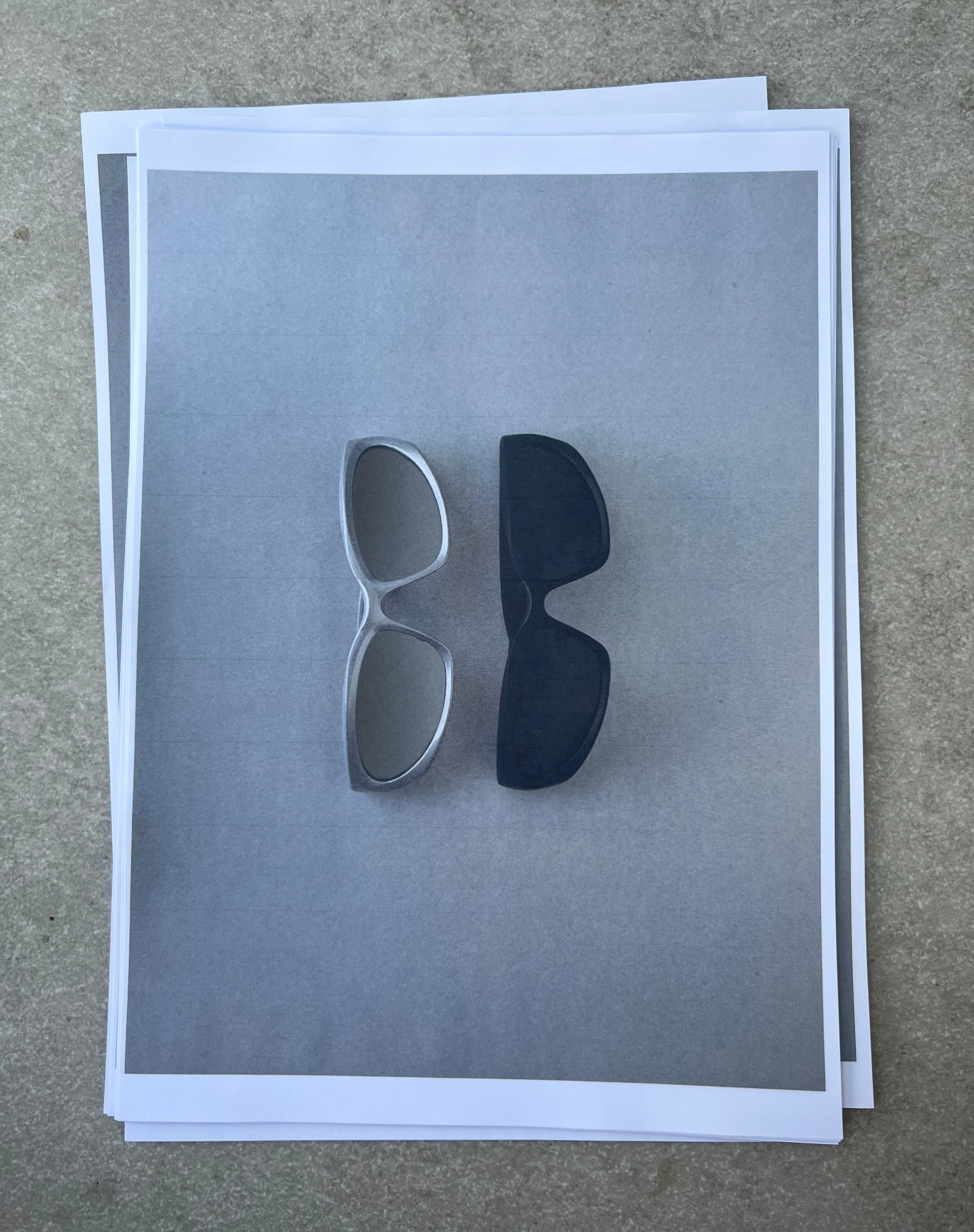 Blake Wrap Sunglasses in Silver - Image 5