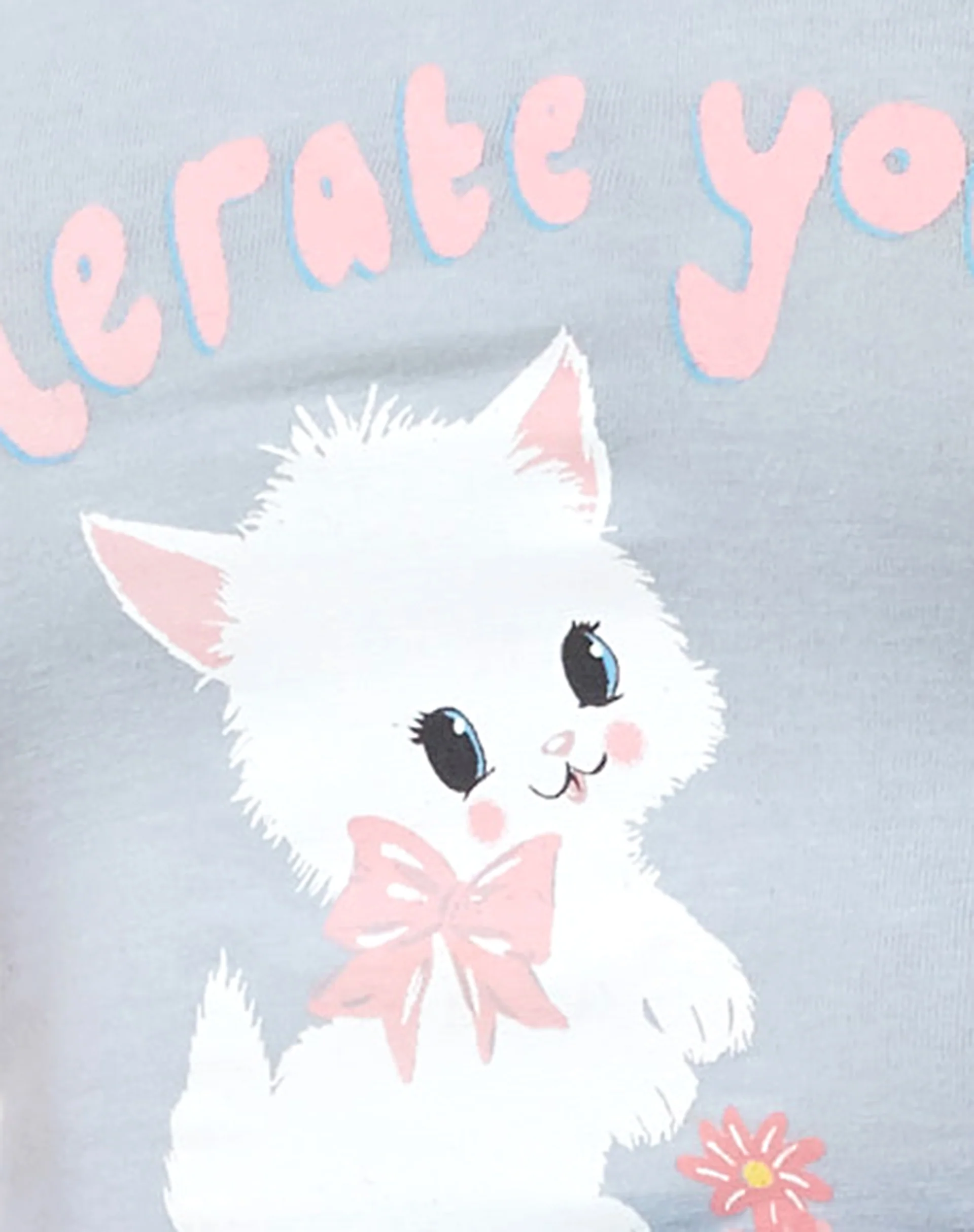Blois Crop Top in Soft Grey I Tolerate You - Image 5