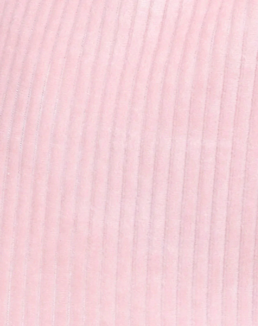 Bobby Midi Skirt in Fluffy Knit Candy - Image 5