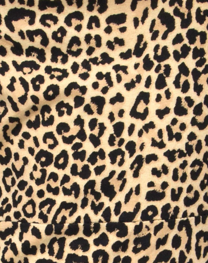 Boco Bodycon Dress in Rar Leopard - Image 5