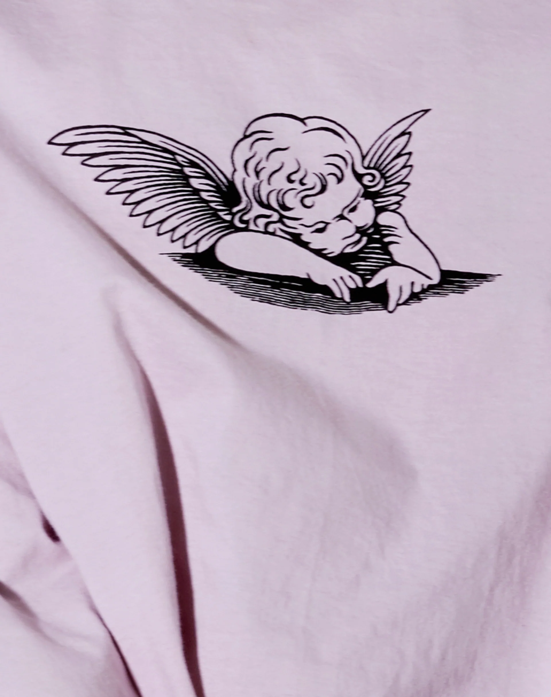 Boli Crop Tee in Violet Angelo 'Angel Energy' - Image 6