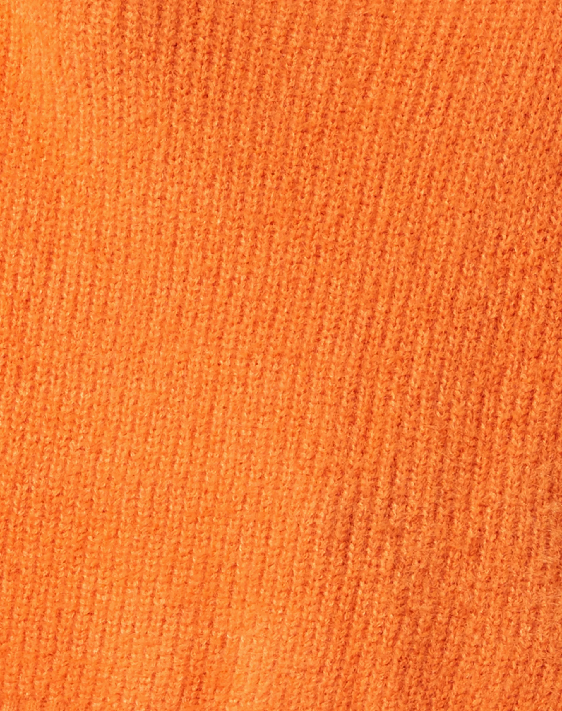 Bondy Jumper in Knit Persimmon Orange - Image 6