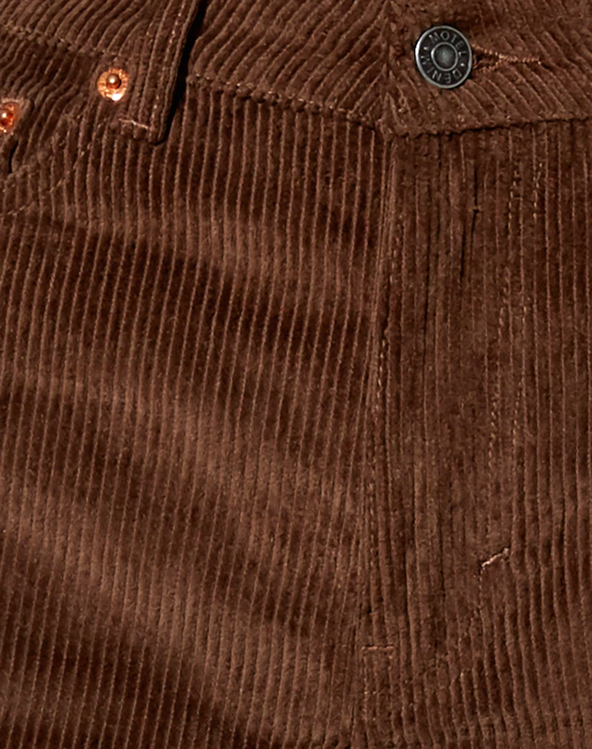 Bootleg Jeans in Cord Rich Brown - Image 8