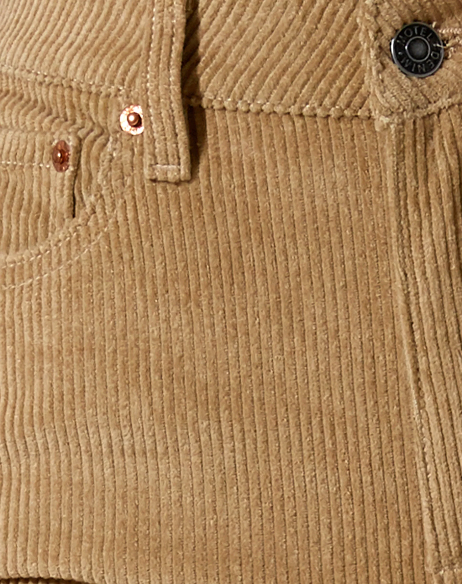 Bootleg Jeans in Cord Sand - Image 7