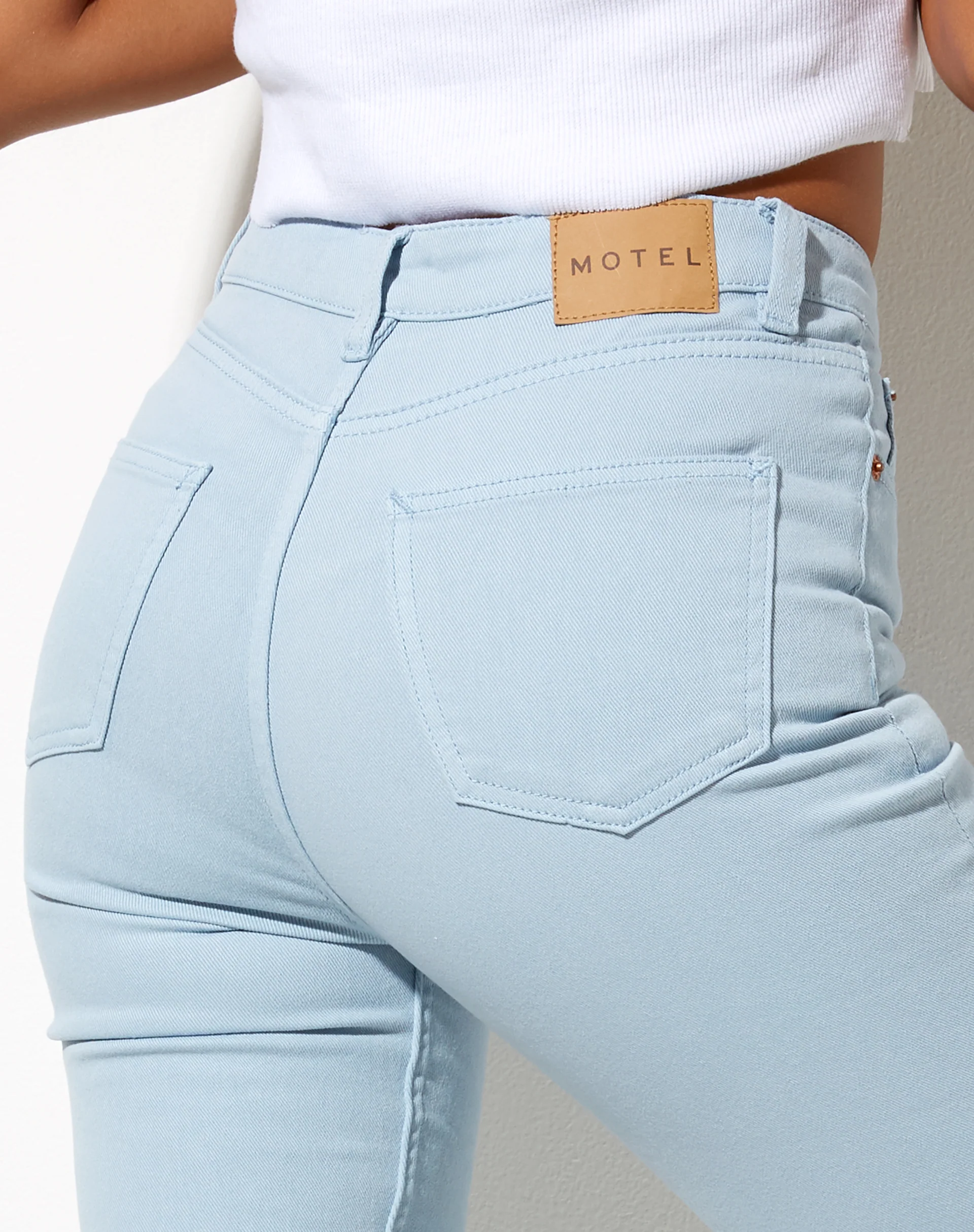 Bootleg Jeans in Sky Blue - Image 5