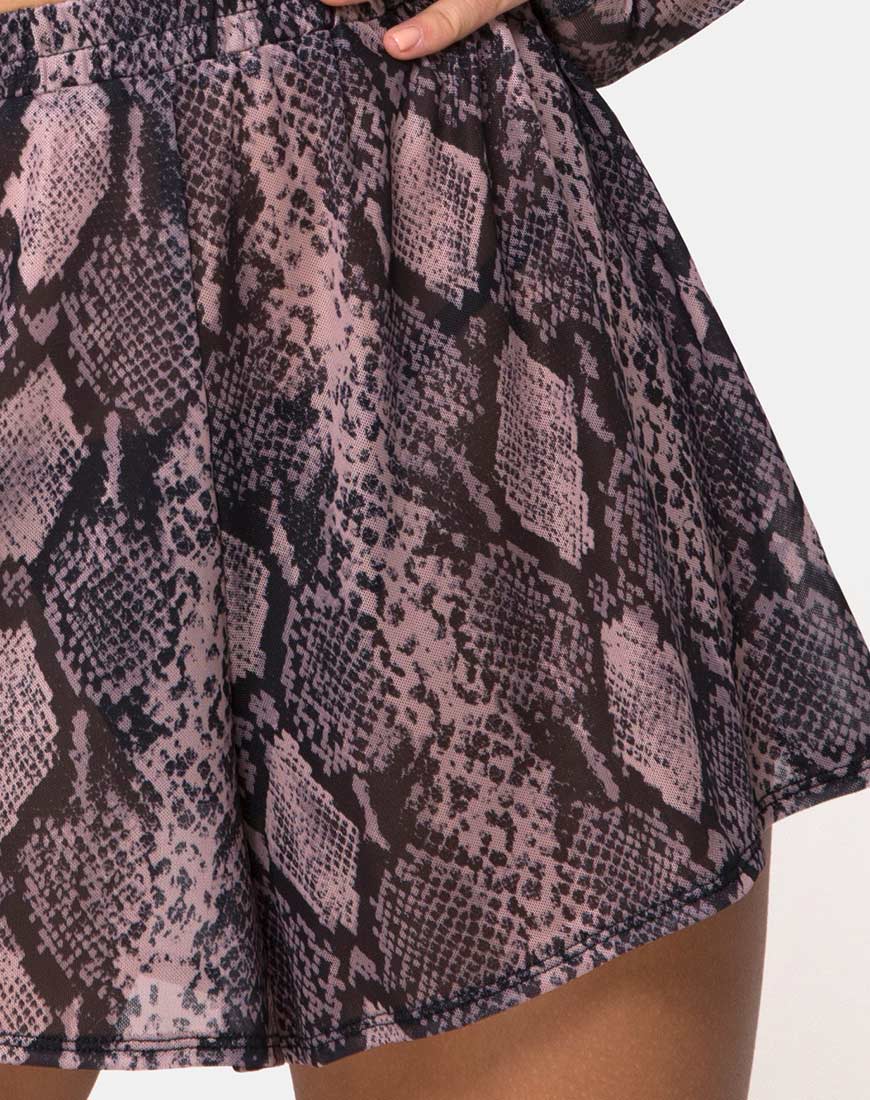 Boris Short in Taupe Snake - Image 5