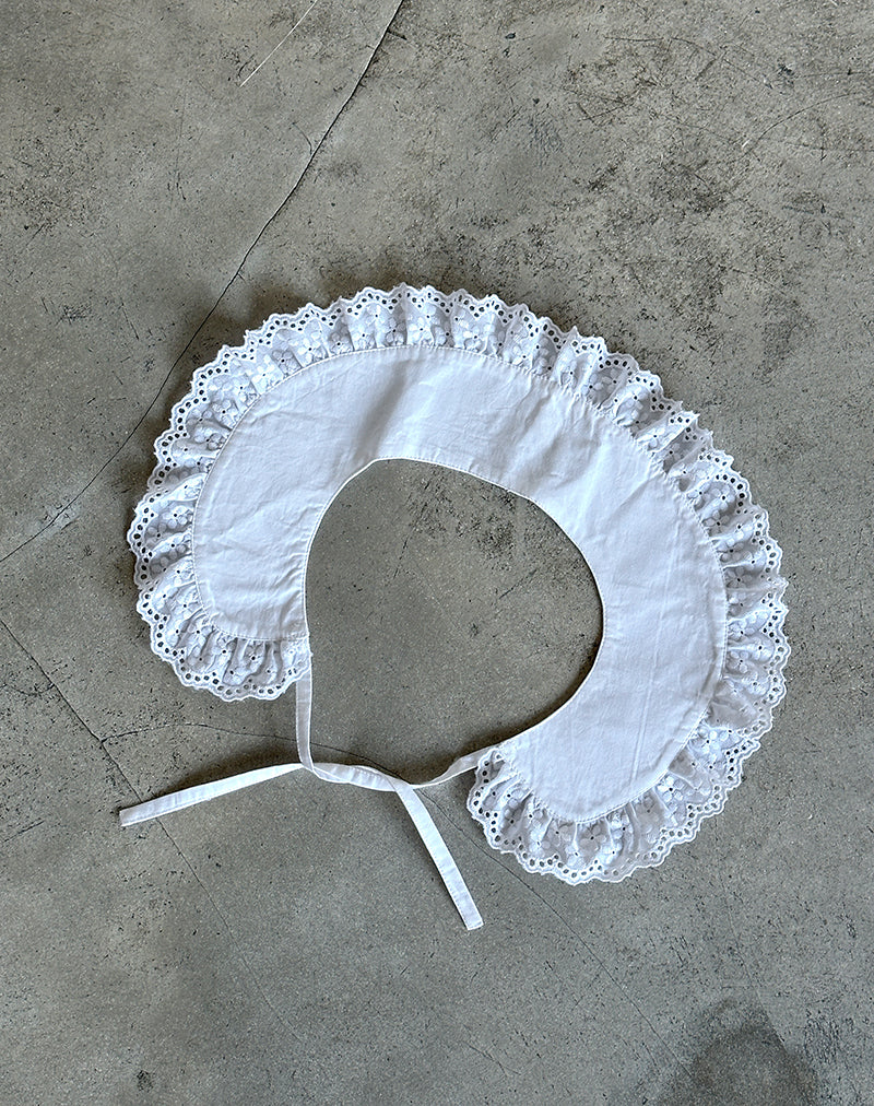 Bossa Detachable Collar in White - Image 5
