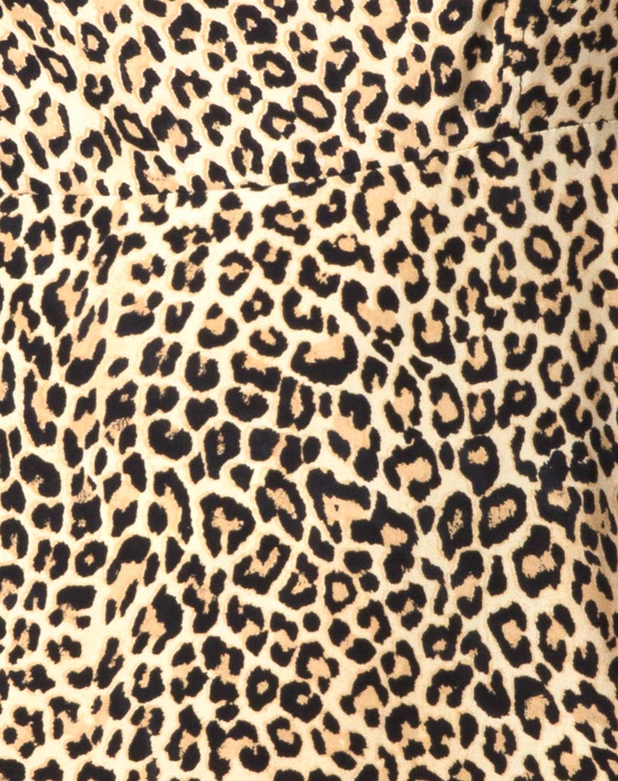 Boyasly Slip Dress in Rar Leopard Brown - Image 5