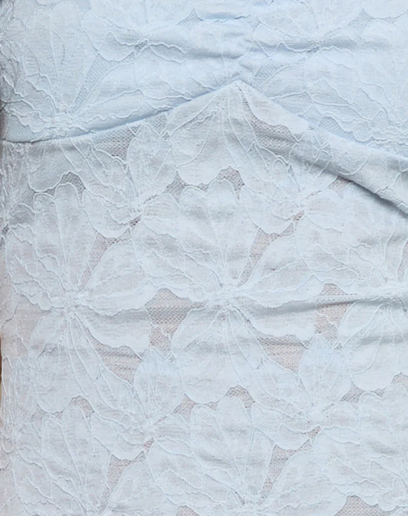 Brando Cami Top in Zinnia Lace Blue - Image 6
