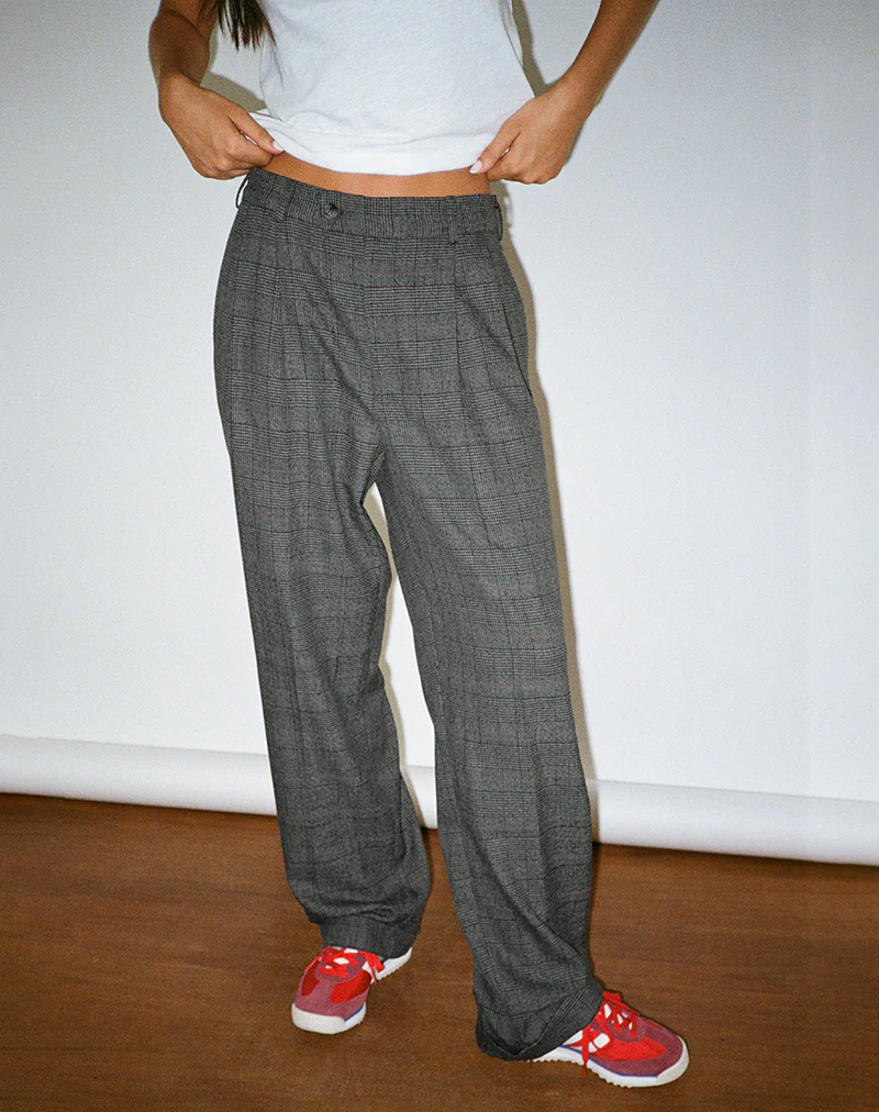 Brayden Trouser in Tailoring Grey Check - Image 4