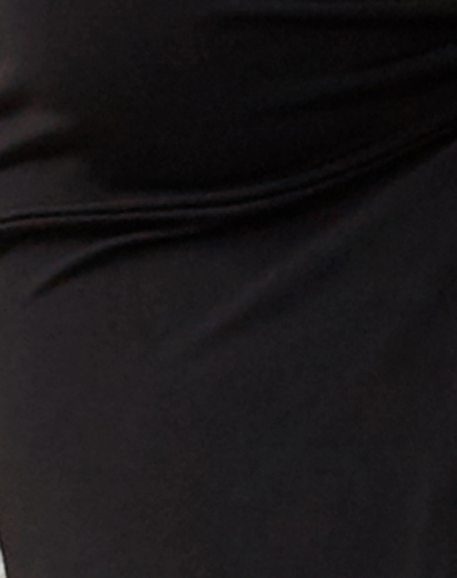 Brea Bandeau Top in Slinky Black - Image 5