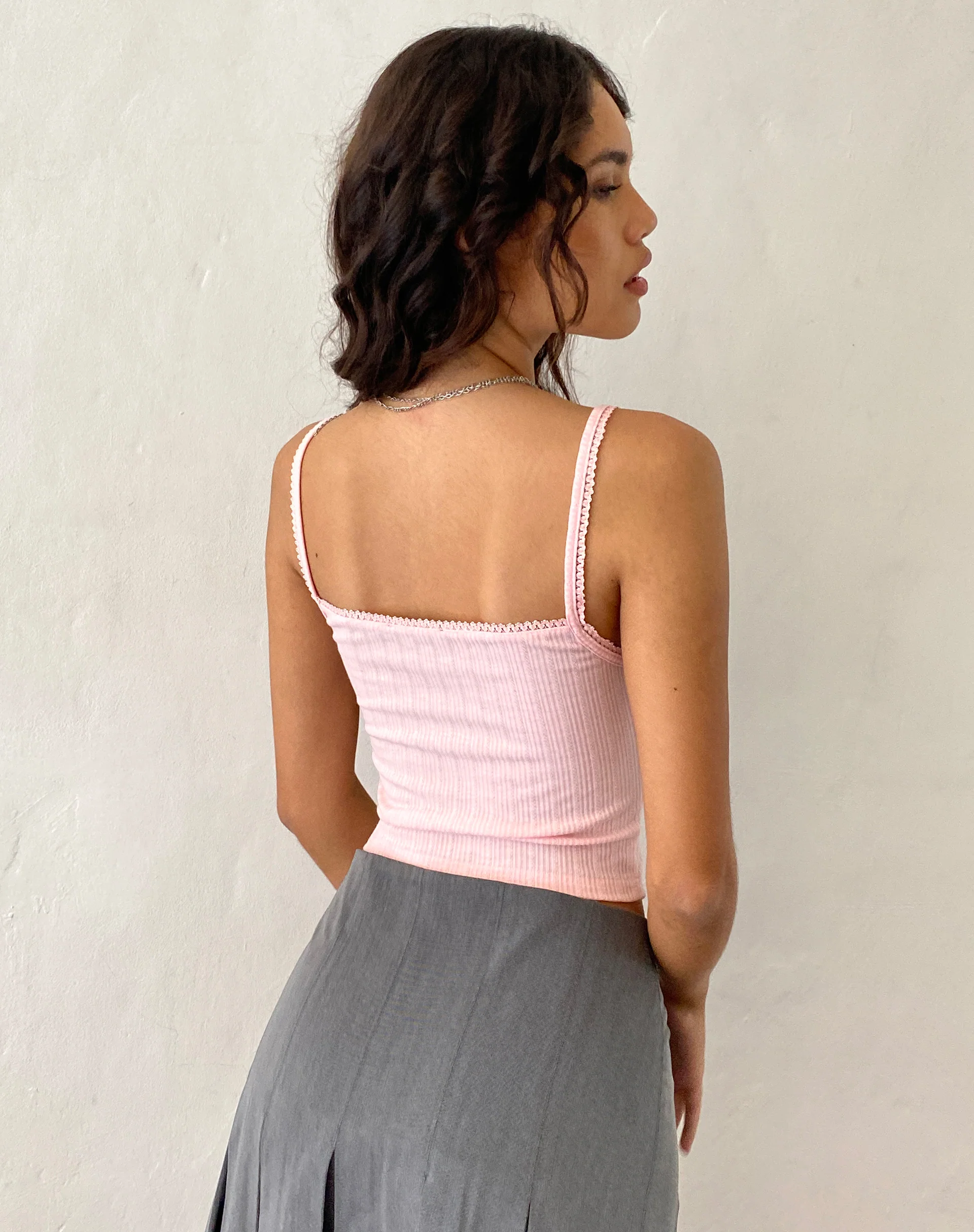 Brynn Cami Top in Pink - Image 4