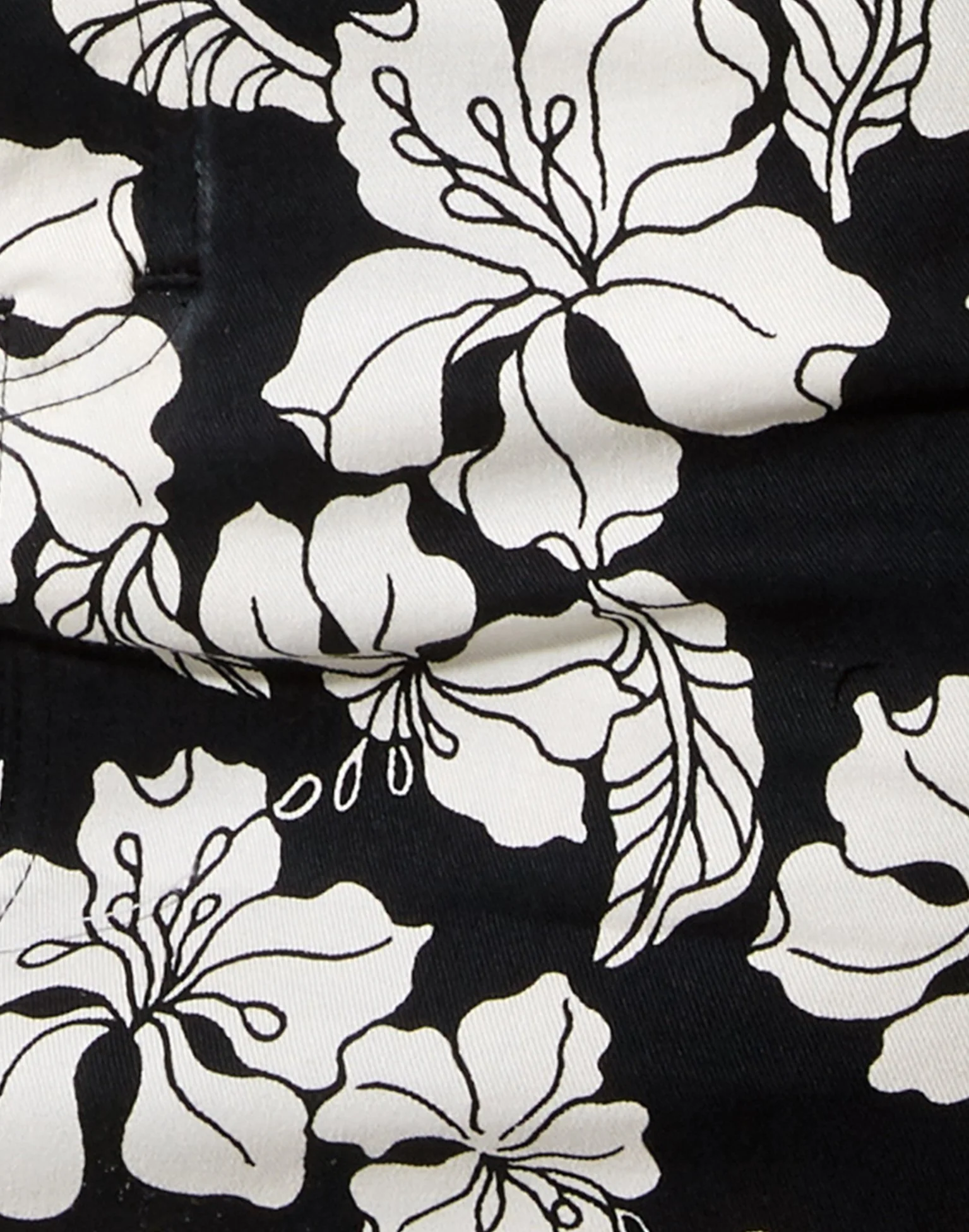 Bucket Hat in Vacation Black White - Image 2