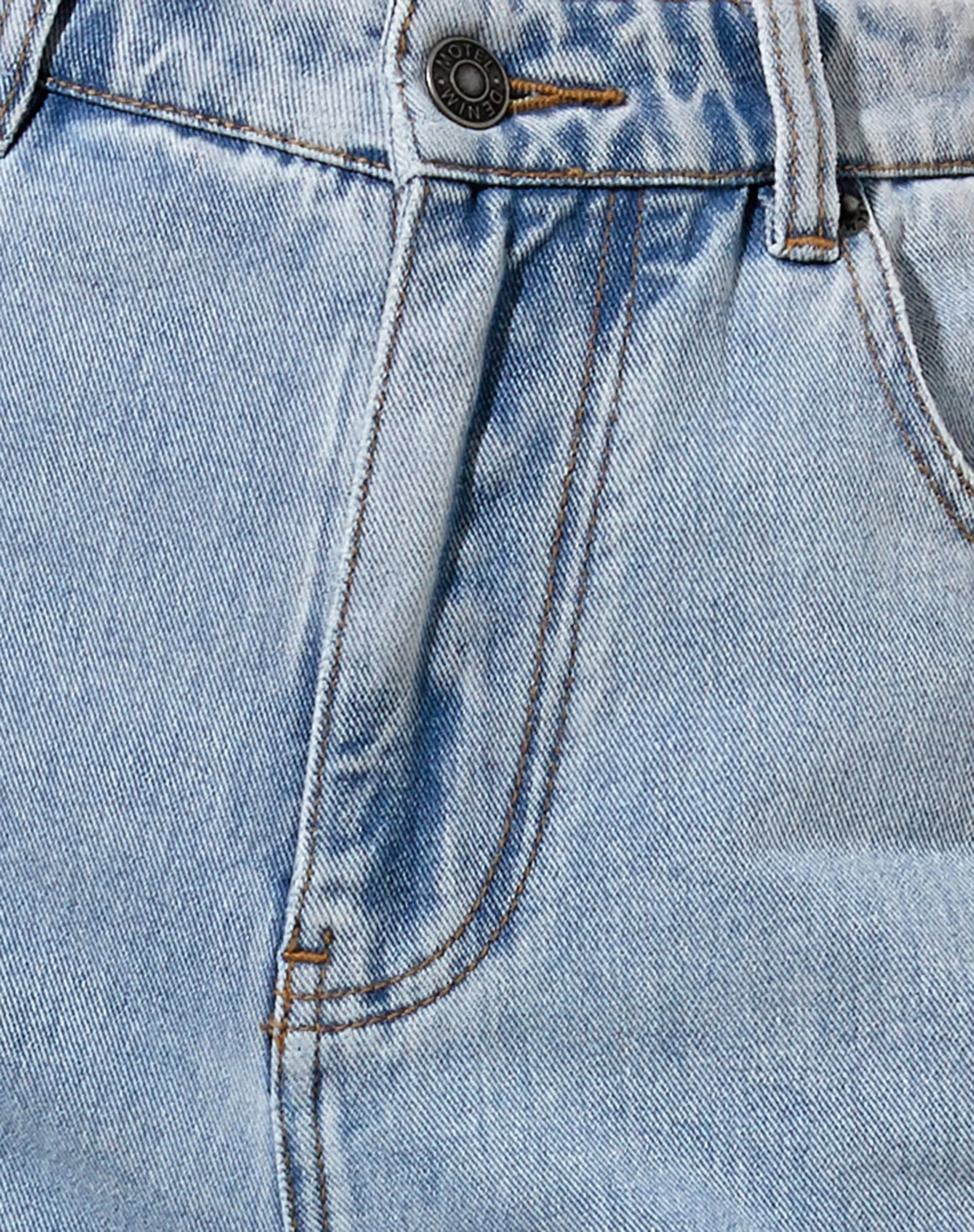 Bum Rips Parallel Jean in Tonal Light Wash - Image 7
