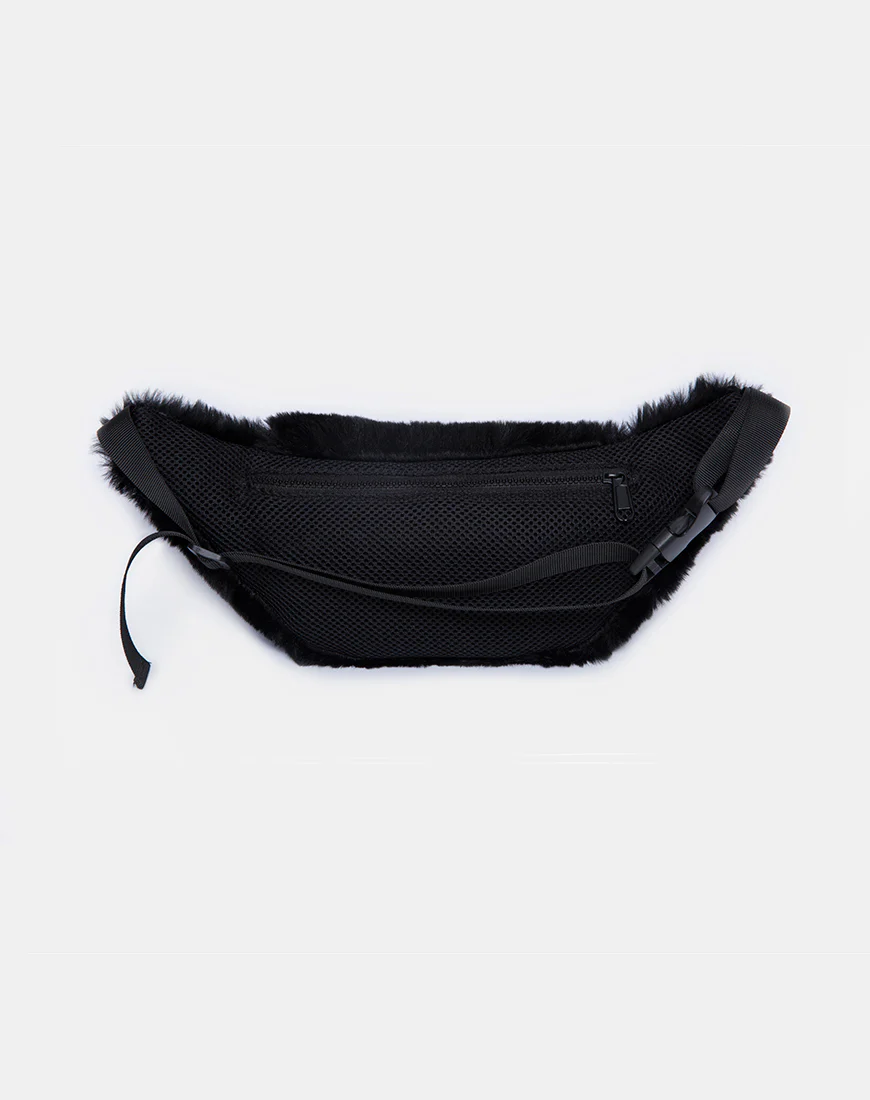 Bumbag in Fur Black - Image 5
