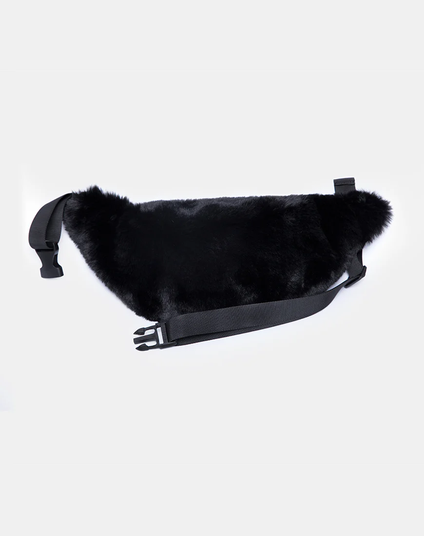 Bumbag in Fur Black - Image 6
