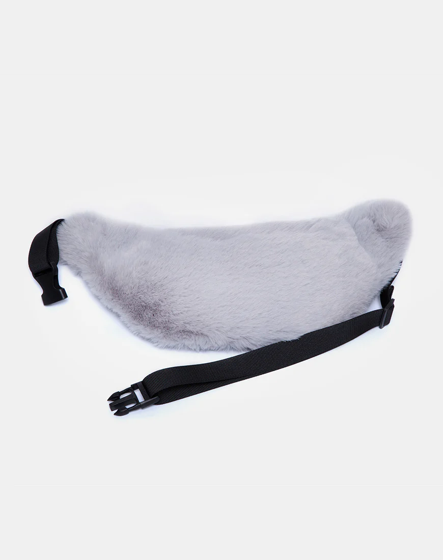 Bumbag in Fur Grey - Image 4