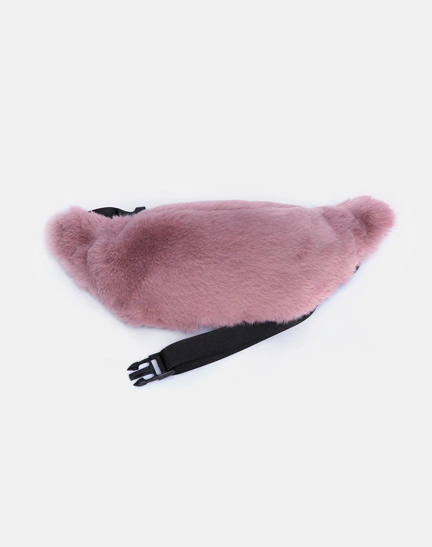 Bumbag in Fur Pink - Image 5