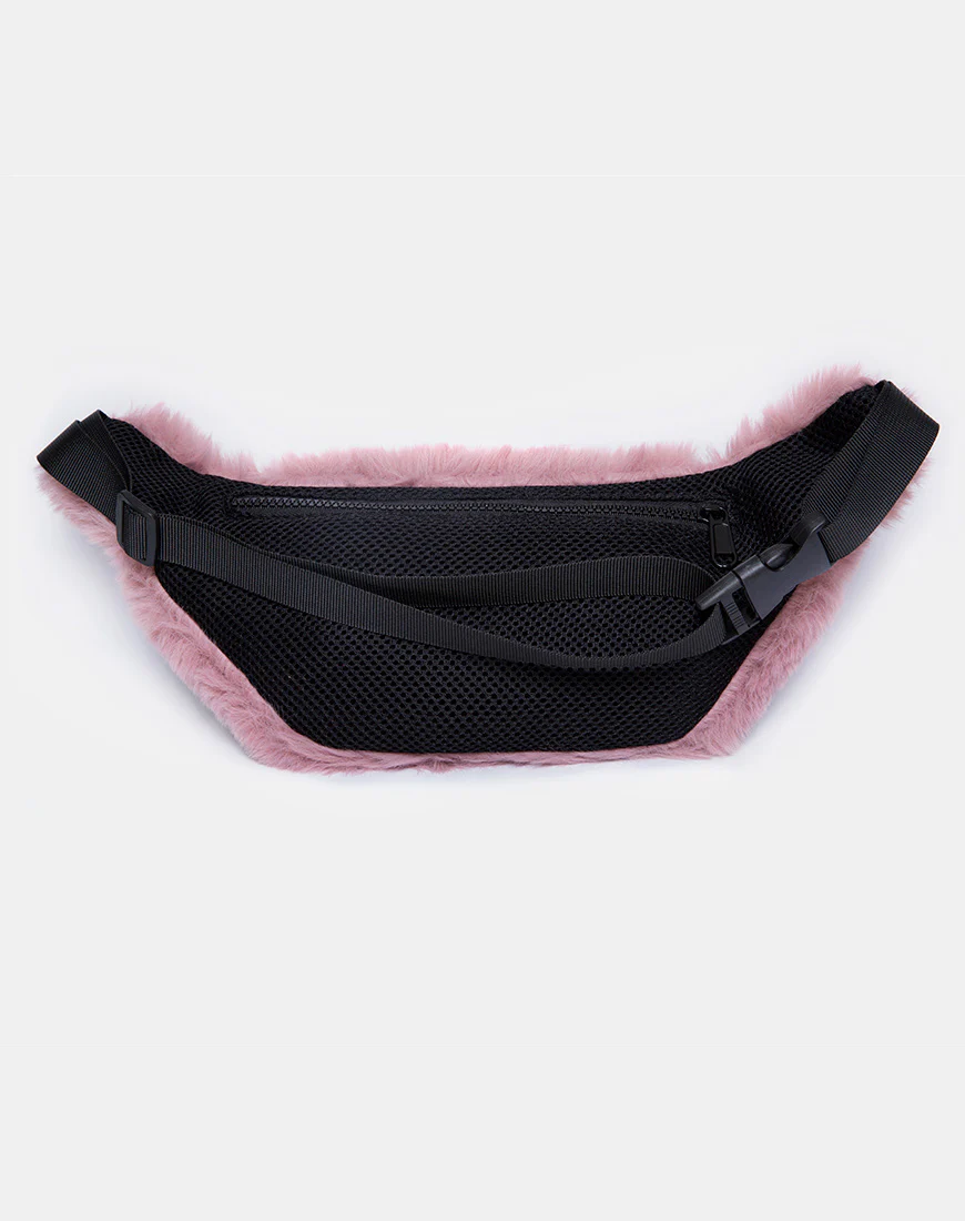 Bumbag in Fur Pink - Image 6