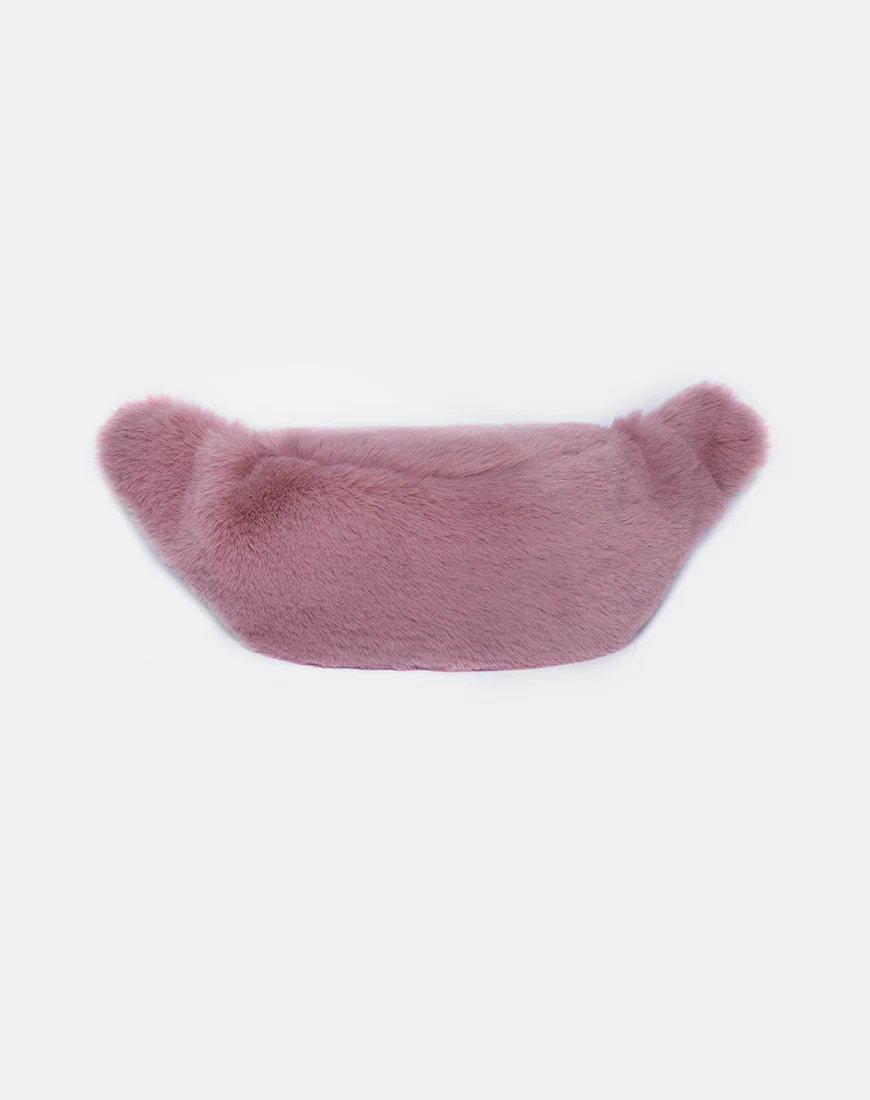 Bumbag in Fur Pink - Image 7