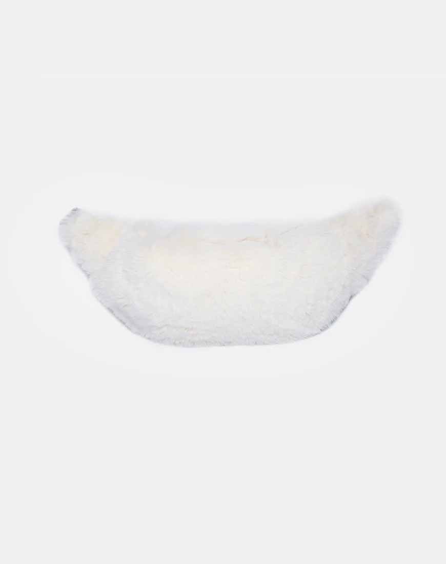 Bumbag in Fur White - Image 6