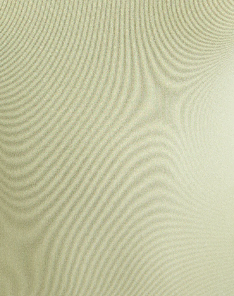 Bunga Flower Cut Out Top in Pistachio - Image 5