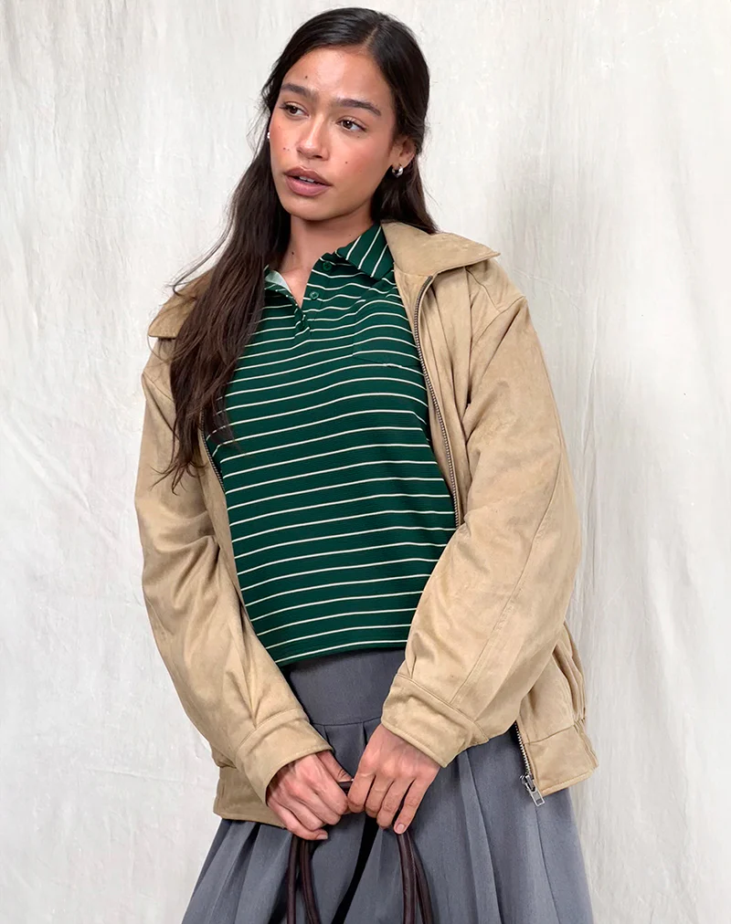 Bupolo Shirt in Bottle Green - Image 4