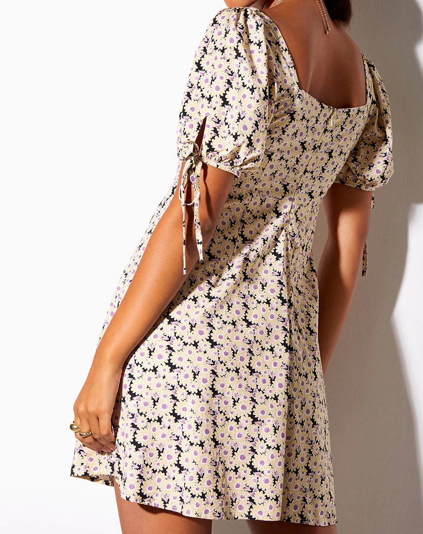 Calia Dress in Daisy Day Dream Cream - Image 2