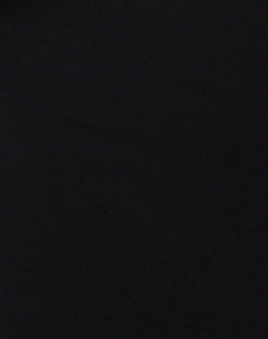 Callow Bodycon Dress in Black - Image 5