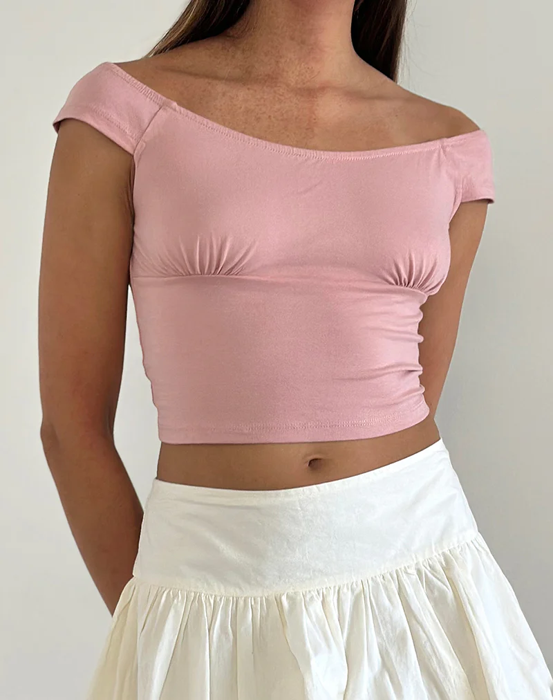 Cania Corset Top in Pink Lady - Image 2