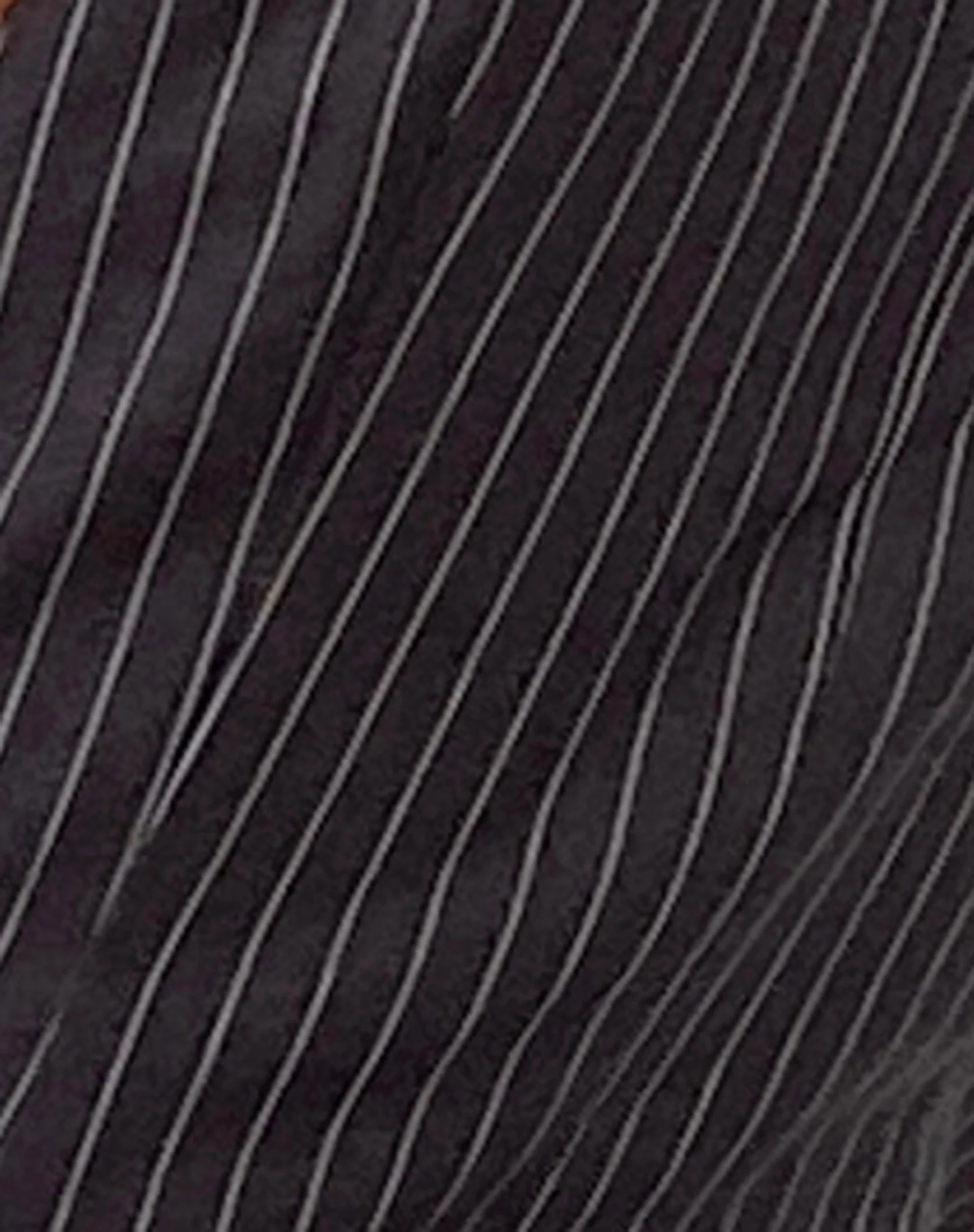 Canta Tailored Vest Top in Dark Grey Pinstripe - Image 6
