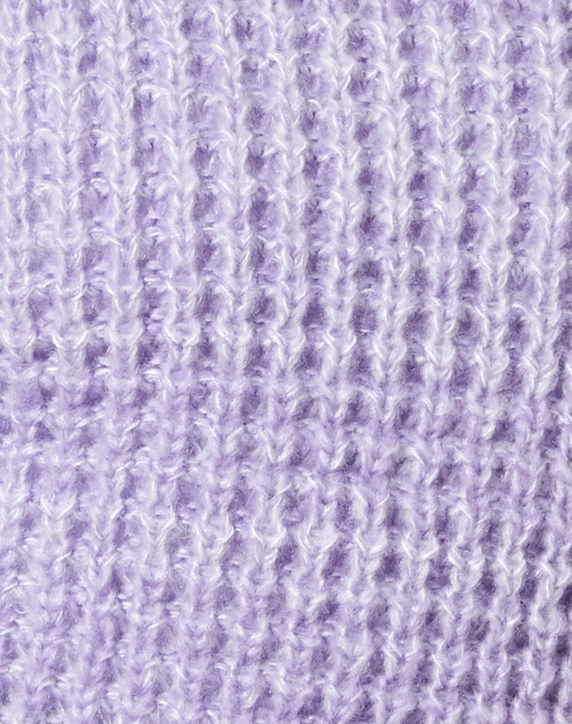 Caribou Jumper in Chunky Knit Lilac and White - Image 5
