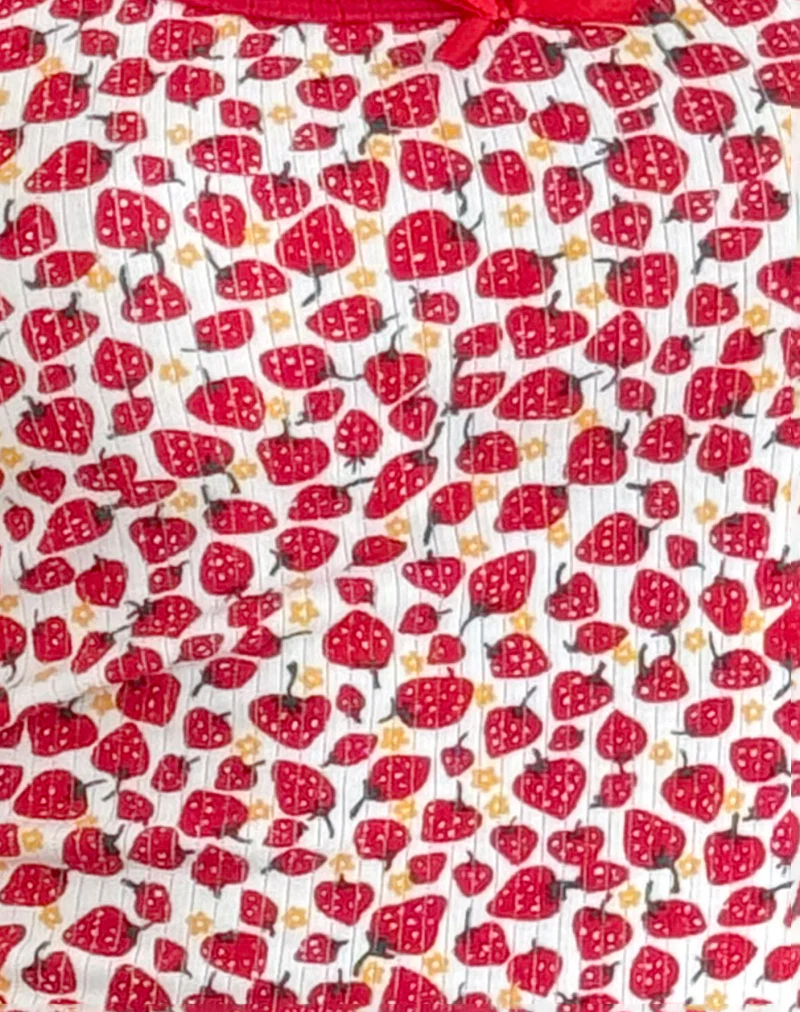Carili Vest Top in Strawberry 2023 Print - Image 6