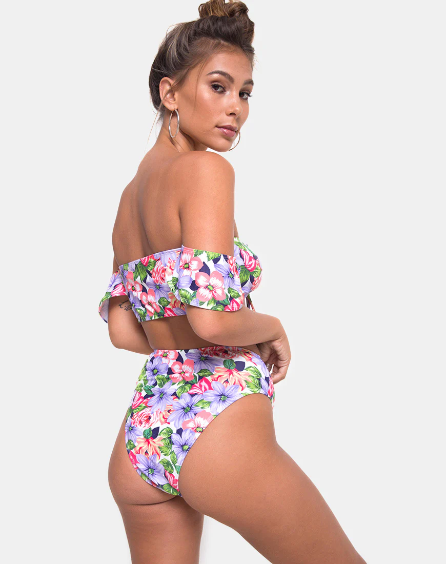 Carmella Bikini Top in Spring Fling - Image 2