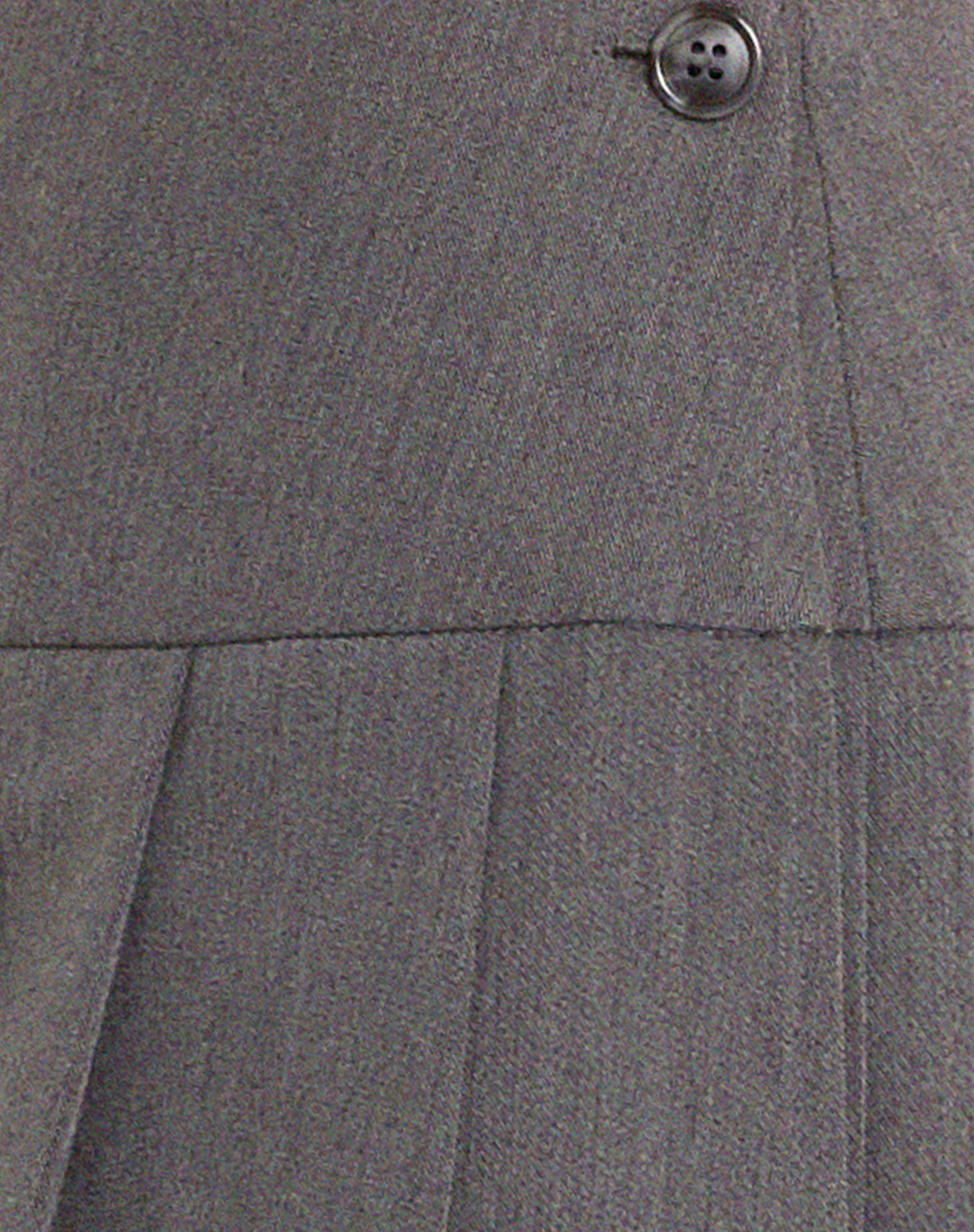 Casini Pleated Micro Skirt in Charcoal - Image 8